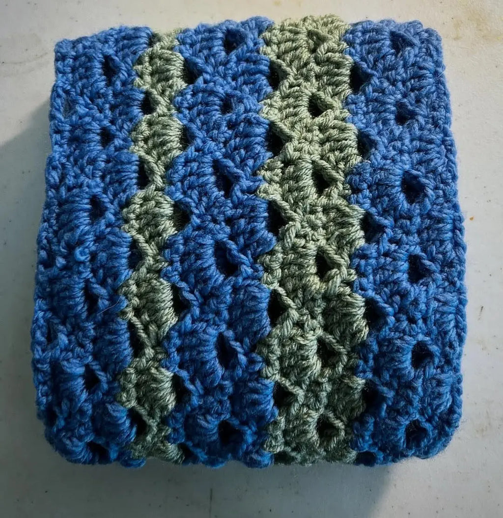 Arcade Stitch Scarf Pattern JAWBRAKRstudio